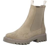 Tamaris Damen, Chelsea-Stiefel, Beige Sued Uni, 42 EU