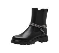 Tamaris Chelsea-Stiefelette 1-25814-43 – Black/Glam, Kunstleder, vegan – Damen Gr. 38