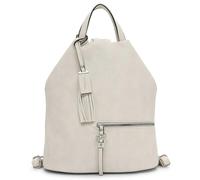 Tamaris Damen City Rucksack Nele aus Kunstleder in Ecru Beige mit Reißverschluss. beige