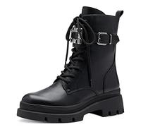 Schnürstiefelette TAMARIS Gr. 36, schwarz Damen Schuhe Reißverschlussstiefeletten mit trendiger Schmuckapplikation (84995035-36)