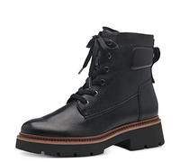 Tamaris Damen Combat Boots, Frauen Stiefeletten,uebergangsschuhe,uebergangsstiefel,schnürstiefel,Boots,Stiefel,Bootee,Booties,Black,37 EU