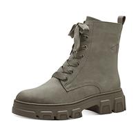 Tamaris Damen Combat Boots, Frauen Stiefeletten,Wechselfußbett,uebergangsschuhe,uebergangsstiefel,schnürstiefel,Boots,Stiefel,Khaki,36 EU