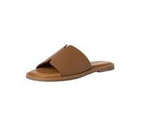 Tamaris Damen Flat Mules Leder, braun, 38 EU