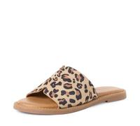 Tamaris Damen Flat Mules Leder, braun, 39 EU