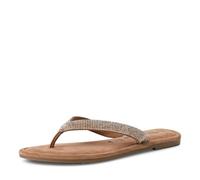 Tamaris Damen Flat Mules Leder, rosa, 40 EU