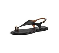 Tamaris Damenschuhe Riemchensandalen BLACK LEATHER BLACK LEATHER - Gr. - 40