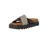 Tamaris Damen Footbed Styles Leder; BLACK COMB/schwarz; 40 EU