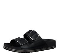 Tamaris Damen Footbed Styles Leder; BLACK LEATHER/schwarz; 40 EU