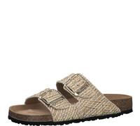 Tamaris Damen Footbed Styles; LIGHT GOLD STRUCTURE/metallic; 36 EU