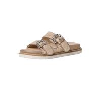 Damen-Pantolette TAUPE - Gr. - 37