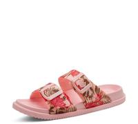 Tamaris Damen Fußbett Pantolette flach, rosa, 36 EU