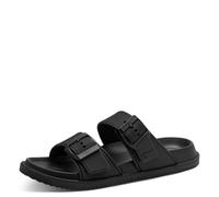 Tamaris Damen Fußbett Pantolette flach, schwarz, 41 EU