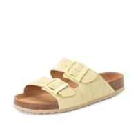 Tamaris Damen Fußbett Pantolette Leder flach