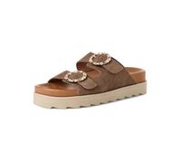 Tamaris Damenschuhe Klassische Pantoletten TAUPE SUEDE TAUPE SUEDE - Gr. - 39
