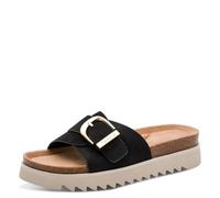 Tamaris Damen Fußbett Pantolette mit Trichterabsatz, schwarz, 39 EU