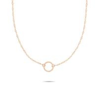 Tamaris Damen Halskette TJ-0685-N-45 aus Edelstahl in IP Roségold