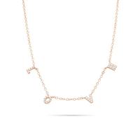 Tamaris Kette TJ-0700-N-45 – 925er Silber, IP-Roségold, Zirkonia, 45 cm