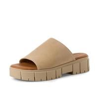 Tamaris Damen Heeled Mules Leder, braun, 36 EU