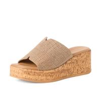 Tamaris Damen Heeled Mules Leder, braun, 40 EU