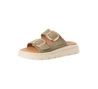 Tamaris Damen Heeled Mules Leder, grün, 40 EU