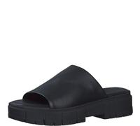 Tamaris Damen Heeled Mules Leder, schwarz, 36 EU