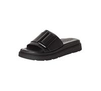 Tamaris Damen Heeled Mules Leder, schwarz, 39 EU