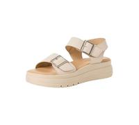 Tamaris Damen Heeled Sandals Leder, beige, 40 EU
