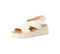 Tamaris Damen Sandalette mit Keilabsatz, beige, 41 EU