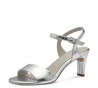Tamaris Damen Heeled Sandals Synthetik, metallic, 36 EU