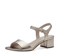 Tamaris Damen Heeled Sandals Synthetik, metallic, 37 EU