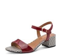 Tamaris Damen Heeled Sandals Synthetik, rot, 40 EU