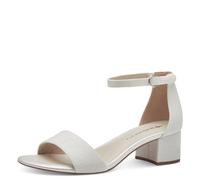 Tamaris Sandaletten Damen White Glam – Blockabsatz – Weiß Gr. 38