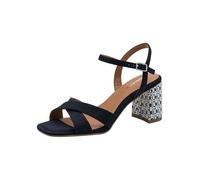 Tamaris Sandalette Damen NAVY COMB mit Blockabsatz Blau Größe 40