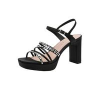 Tamaris Damenschuhe Sandaletten BLACK BLACK - Gr. - 39