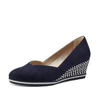 Tamaris Damen Keilpumps, Frauen Absatzschuhe,TOUCHit-Fußbett,Wedge-Heel,Absatzschuhe,high Heels,hochhackige Schuhe,stoeckelschuhe,Navy,42 EU