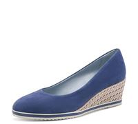 Tamaris Damen Keilpumps, Frauen Pumps,TOUCHit-Fußbett,pink,Cognac,Antelope,Folk,Taupe,weiblich,Lady,Ladies,Women's,Woman,Heels,Blue,41 EU