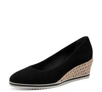 Tamaris Damen Klassische Ballerinas, Frauen Flats,Comfort Lining,TOUCHit-Fußbett,Slip-ons,klassisch elegant,Ballerinen,Black,36 EU