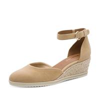 Tamaris Damen Keilpumps, Frauen Pumps,TOUCHit-Fußbett,wortmann,sportlich,feminin,Heart and Sole,Lifestyle,modisch,klassisch,modern,TAN,40 EU