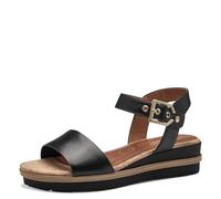 Tamaris Keilsandalen M2822242 TOUCHit-Fußbett Schleifen Strass-Steine schwarz Gr. 38