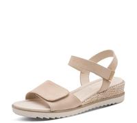 Tamaris Damen Keilsandalen, Frauen Sandalen,TOUCHit-Fußbett,Silber,schwarz,blau,fashletics,rot,Weiss,braun,grau,rosa,Gold,Nude,36 EU