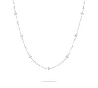 Tamaris Halskette TJ-0559-N-45 Tiny Tubes Edelstahl mit Glassteinen Silber Damen
