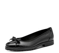 Tamaris Damen Klassische Ballerinas, Frauen Flats,TOUCHit-Fußbett,Slip-ons,klassisch elegant,Ballerinen,Pumps,Halbschuhe,Slipper,Black,36 EU