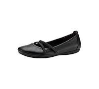 Tamaris Damen Klassische Ballerinas, Frauen Flats,Ballerina-Schuhe,Ballett-Schuhe,Ballet-Flats,flach,Ausgehschuhe,Abendschuhe,Black,41 EU