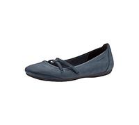 Tamaris Damen Klassische Ballerinas, Frauen Flats,Ballerina-Schuhe,Ballett-Schuhe,Ballet-Flats,flach,Ausgehschuhe,Abendschuhe,Navy,38 EU