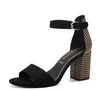 Tamaris Damen Klassische Ballerinas, Frauen Flats,Comfort Lining,TOUCHit-Fußbett,Slip-ons,klassisch elegant,Ballerinen,Black Comb,39 EU