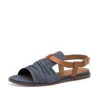 Tamaris Damen Klassische Ballerinas, Frauen Flats,Comfort Lining,TOUCHit-Fußbett,Slip-ons,klassisch elegant,Ballerinen,Blue,38 EU