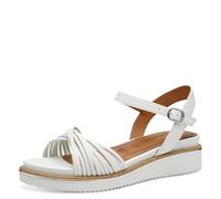 Tamaris Damen Klassische Ballerinas, Frauen Flats,Comfort Lining,TOUCHit-Fußbett,Slip-ons,klassisch elegant,Ballerinen,White,40 EU