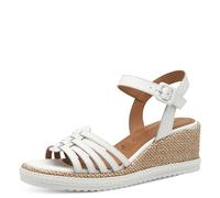 Tamaris Damen Klassische Ballerinas, Frauen Flats,Comfort Lining,TOUCHit-Fußbett,Slip-ons,klassisch elegant,Ballerinen,White,38 EU