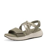 Tamaris Damen Klassische Ballerinas, Frauen Flats,Comfort Lining,TOUCHit-Fußbett,Slip-ons,klassisch elegant,Ballerinen,Olive,40 EU