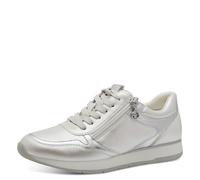 Tamaris Damen Klassische Ballerinas, Frauen Flats,Comfort Lining,TOUCHit-Fußbett,Slip-ons,klassisch elegant,Ballerinen,Pearl,36 EU